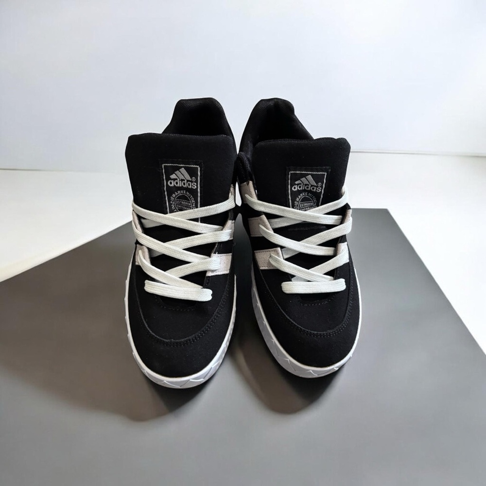 Adidas Men's Classic Black and White Sneakers